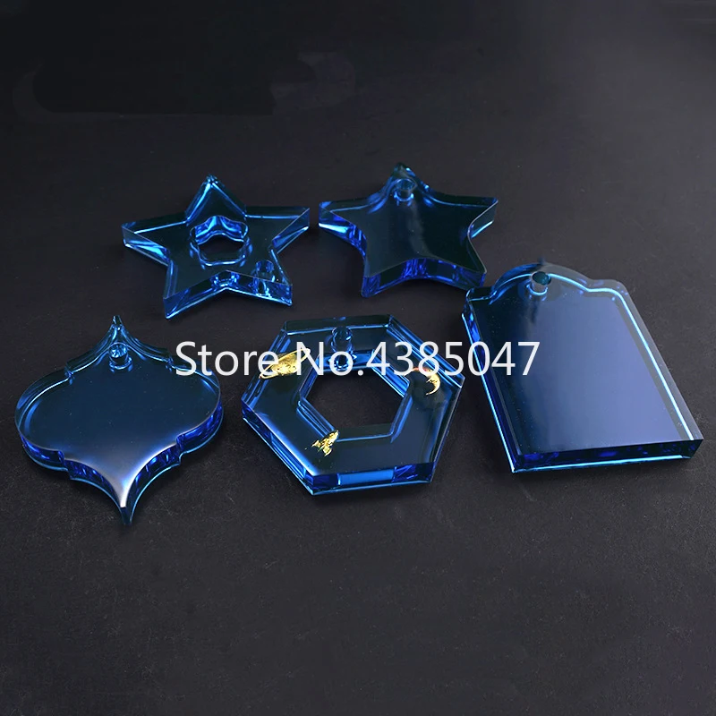 Волнистые шестиугольные формы в форме сердца волнистые Овальные Expoxy полимерные