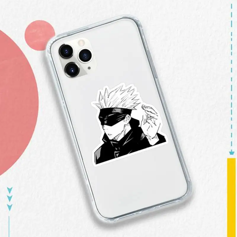 

Japanese Anime Jujutsu Kaisen Phone Cases Transparent soft For iphone 5 5s 5c se 6 6s 7 8 11 12 plus mini x xs xr pro max