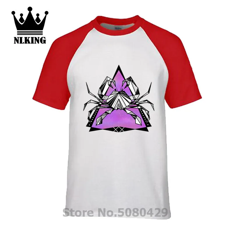 Cancer crab zodiac sign hipster music Tees Cotton Banana Hair Goku t shirt men Print T-Shirt 2019 Sleeve 3XL anime O-Neck Funny | Мужская
