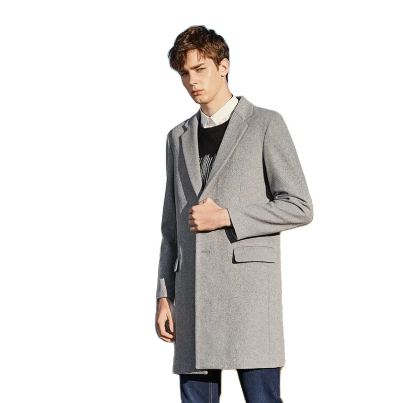Куртка SEMIR мужская из смеси шерсти войлок с открытыми плечами нагрудный карман 100%
