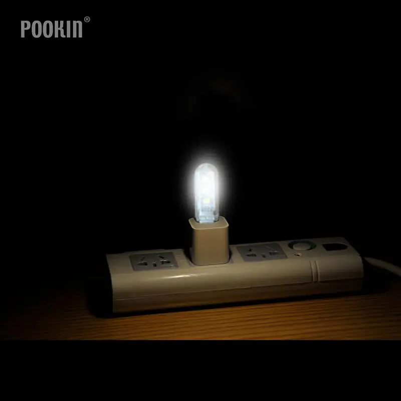 Портативная миниатюрная многоцветная светодиодная лампа с USB уличный ночной