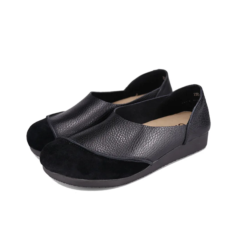

Leather Pump Retro Women's Shoes