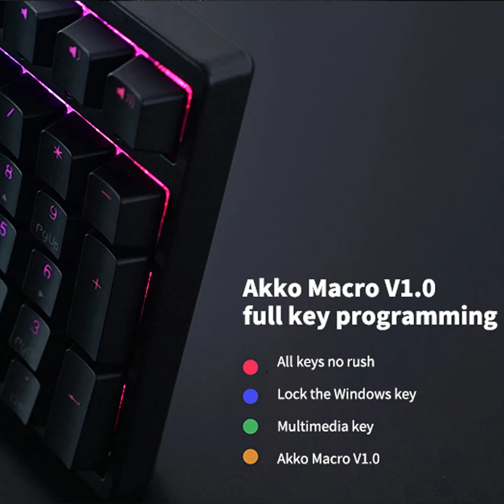 AKKO 3108S RGB подсветка игровая механическая клавиатура 108 клавиш PBT 85% клавишный