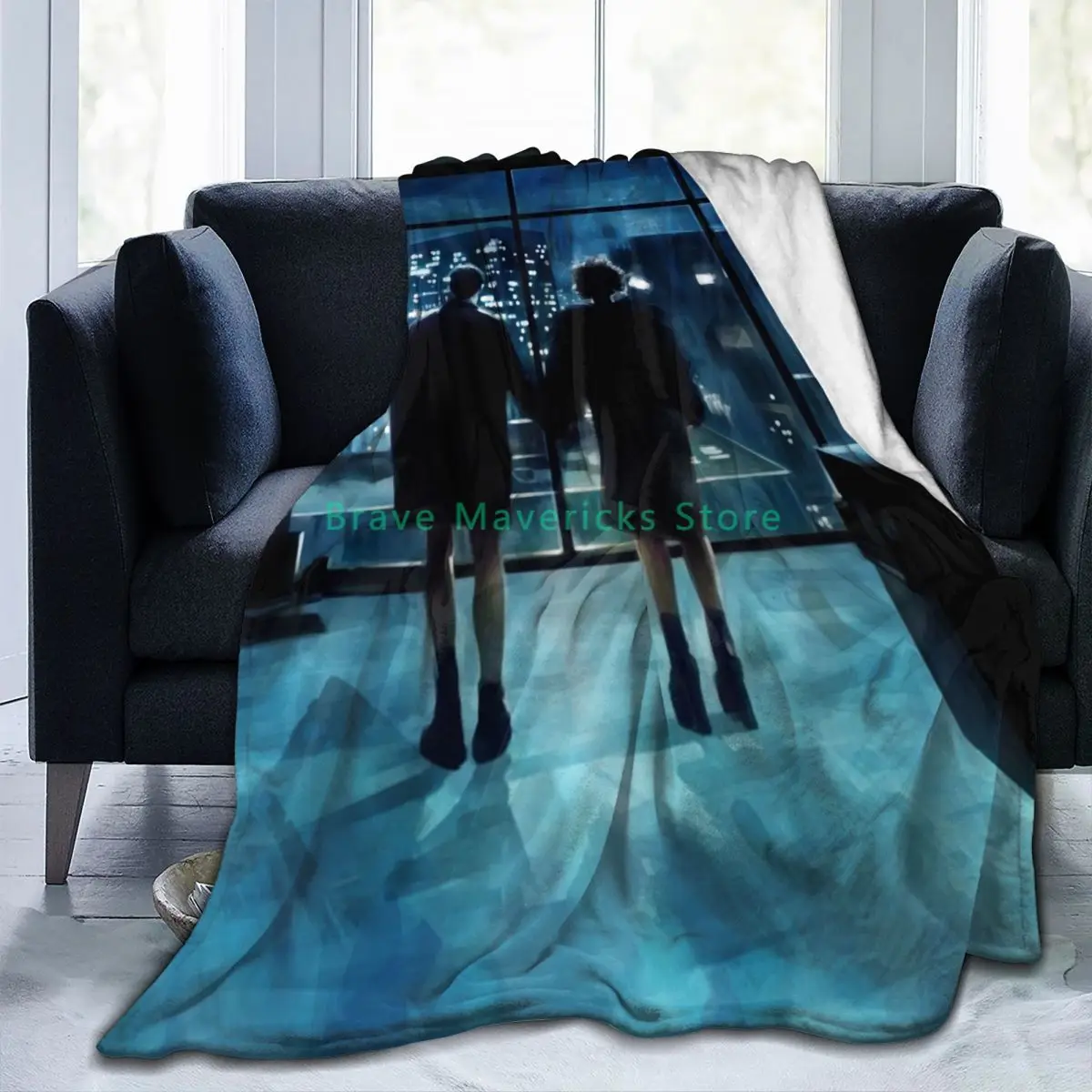

A Couch Decorations Classic Movie Fight Club Throw Blanket Gifts For Friend Fluffy Micro Flannel Blanket Throw