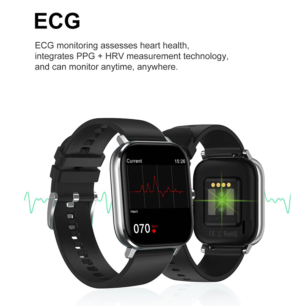 LEMFO Смарт-часы 2020 Новый PPG ЭКГ SmartWatch Для мужчин вызовов через Bluetooth 24-часовой