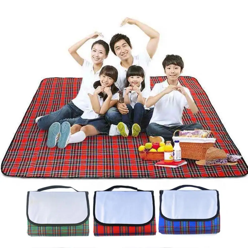 

Складной туристический коврик, легкий портативный плед для пляжа и пикника, водонепроницаемый, защита от влаги, для сна