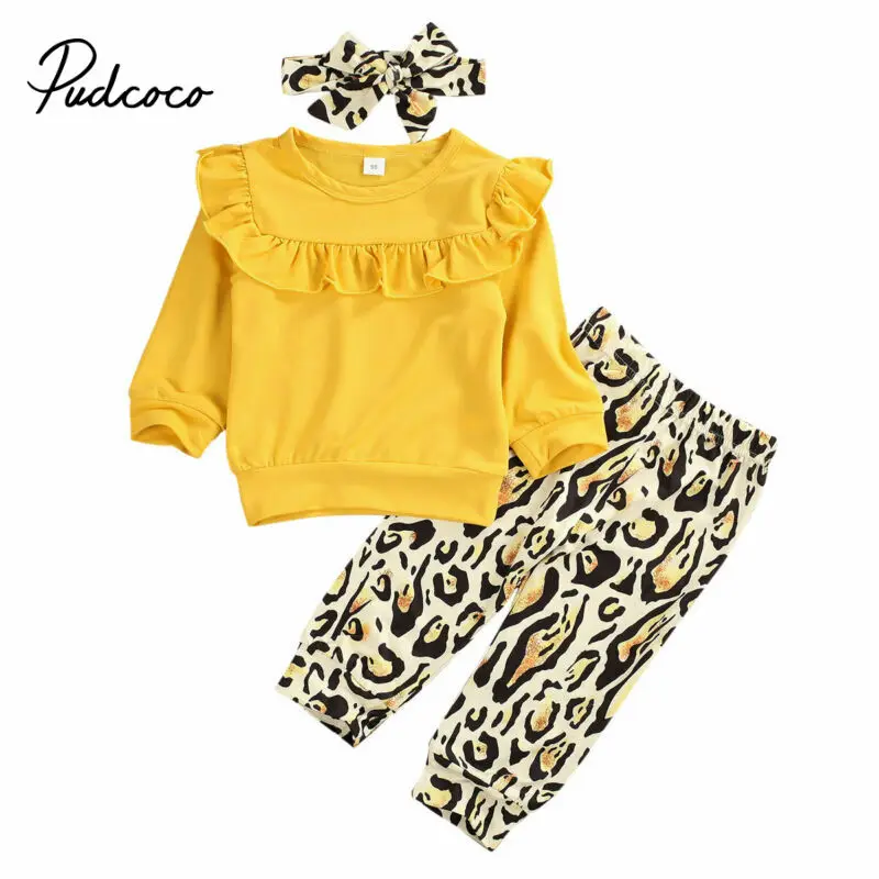 Комплект одежды из 3 предметов для новорожденных девочек однотонная Трикотажная