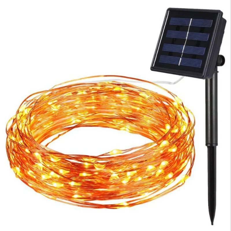 

5m/10m/20m/30m LED Outdoor Solar String Lights Fairy Lights Ramadan Decoration Wedding Garden Decoration Outdoor Solar Led Light