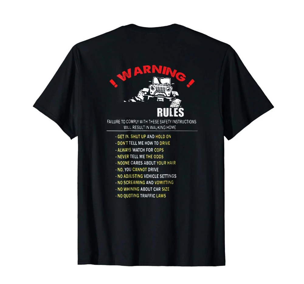 Предупреждение! Jeef Rules Забавные Саркастические цитаты подарок 2019 летняя мужская