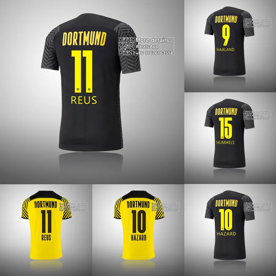 

1990s Inspired Borussia Special Edition Camisa 2021 soccer jersey T-shirt customize Sancho Haland Reus Dortmund Das Vereinslied