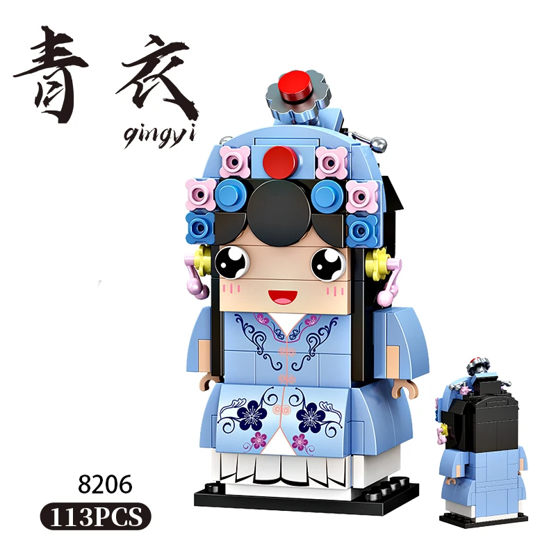 Древняя квадратная голова Пекинская опера император Бог в китайском стиле