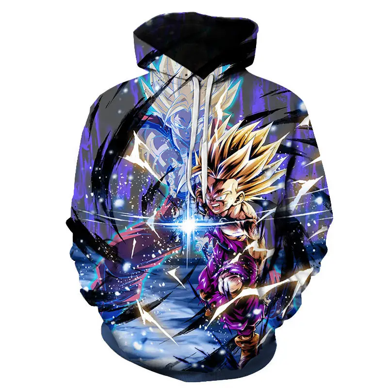 Новый дизайн худи с принтом power DBZ dragon ball Z wukong 3D Outone Мужской пуловер лидер продаж