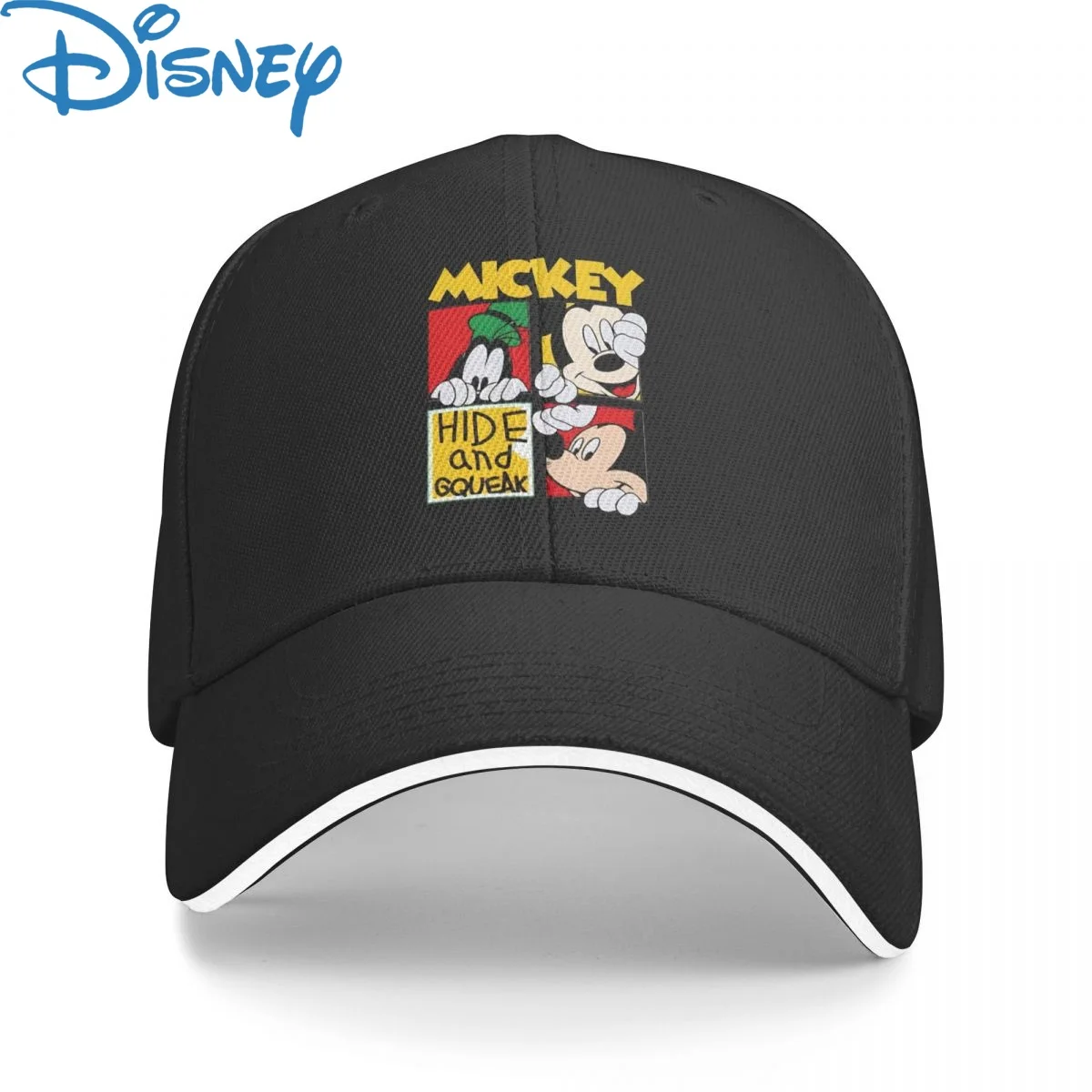 

Panama Disney Minnie Mickey Baseball Cap Men Women Hip Hop Dad Sun Hat Trucker Hat