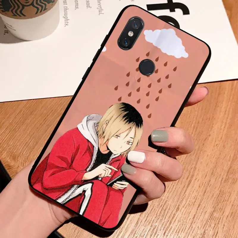 

Kenma Kozume of Haikyuu anime Phone Case For Xiaomi Redmi note 7 8 9 t max3 s 10 pro lite cover funda coque shell