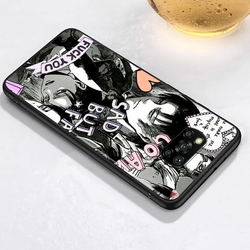attack on titan japanese anime for xiaomi poco x3 nfc x2 m3 m2 f2 pro c3 f1 a2 lite a1 mix3 play silicone soft black phone case free global shipping