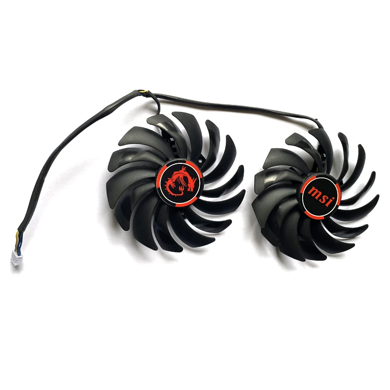 new 95mm pld10010s12hh 4pin gtx980 gpu fan for msi radeon r9 380 armor 2x gtx 1060 970 rx580 graphics video card cooling fans free global shipping