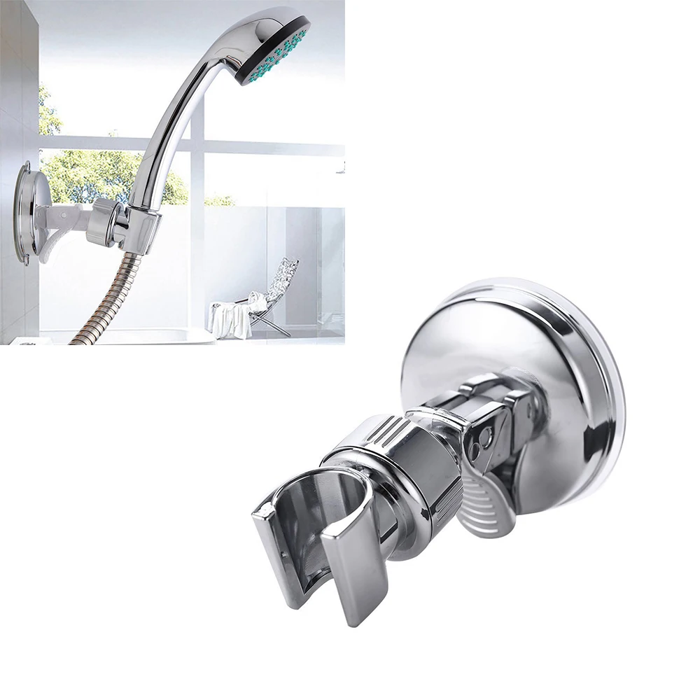 

Elegant Shower Holder Suction Cup Bathroom Accessories Universal Adjustable Bathroom Moving Mount Shower Head Holder