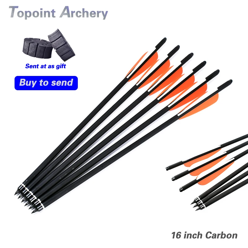 12 шт./лот арбалетный болт Arrows1" 17" 1" 20" 2" арбалет микс углеродная стрела мишень охотничьи стрелы для стрельбы из лука охота стрельба
