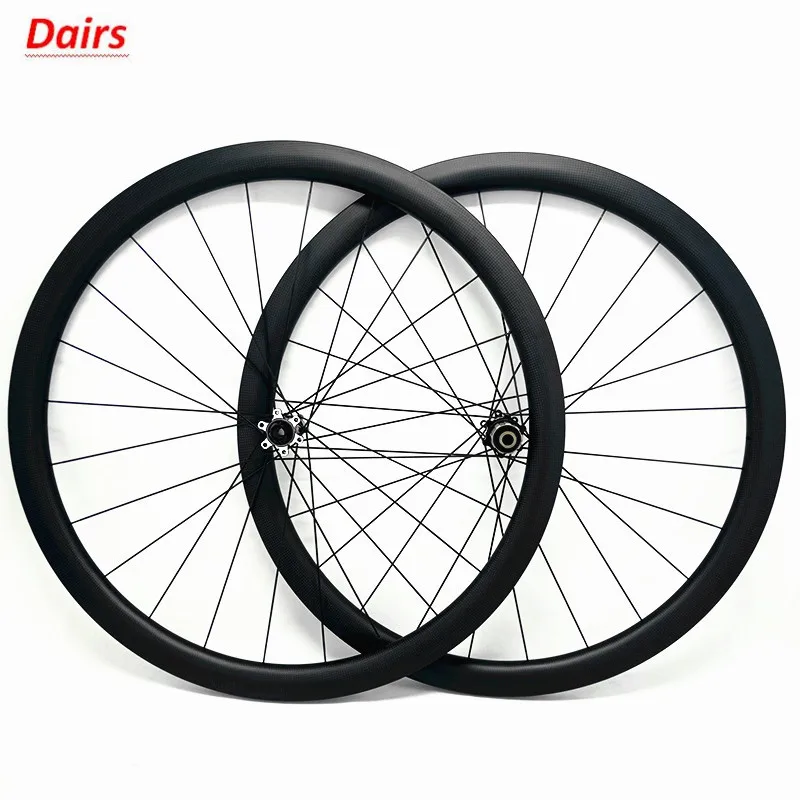 

700c carbon road disc wheels 38x25mm tubeless D411SB/D412SB 100x12 142x12 thru axle pillar 1420 spokes road bike wheels
