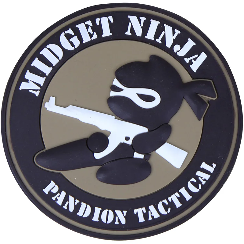 

Emersongear Tactical Midget Ninja AK Rpg PVC Patch Badge Emblem Sticker For Airsoft Plate Carrier Pouch Helmet Hunting Hiking