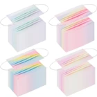 Маска для взрослых из нетканого материала, с блестками, четырехслойная, одноразовая, бронзовая, 10-50 шт.