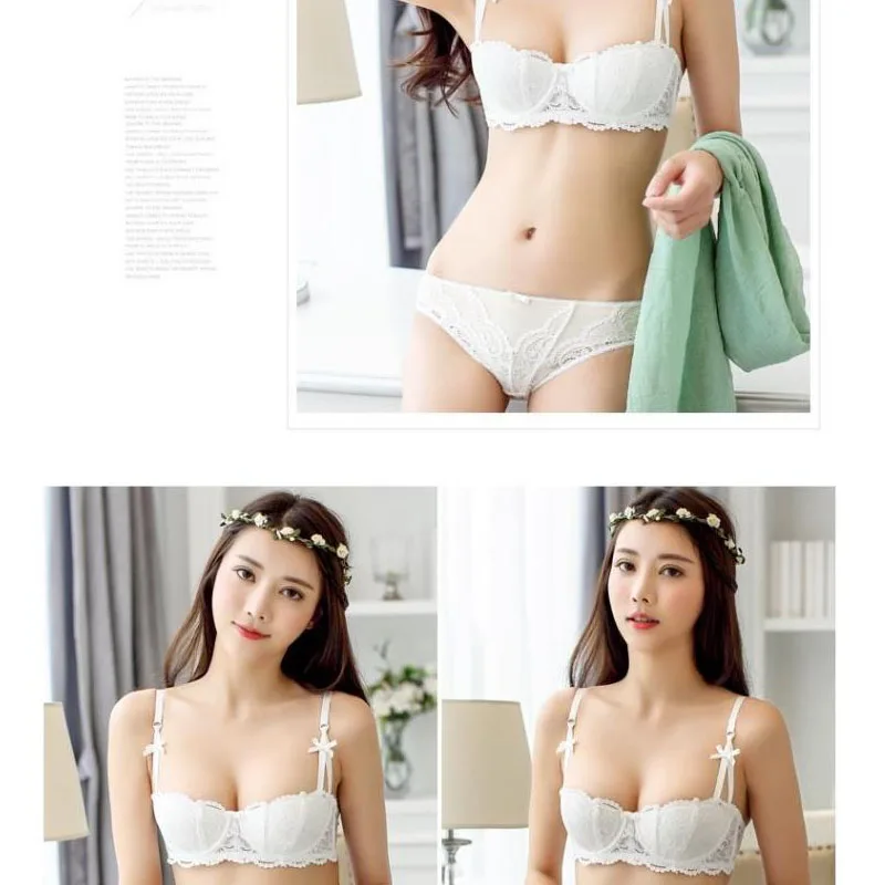 

Women's tube top Half cup bra Top Lace sexy temptation corset Temptation to gather ladies without steel ring Women's corset Suit