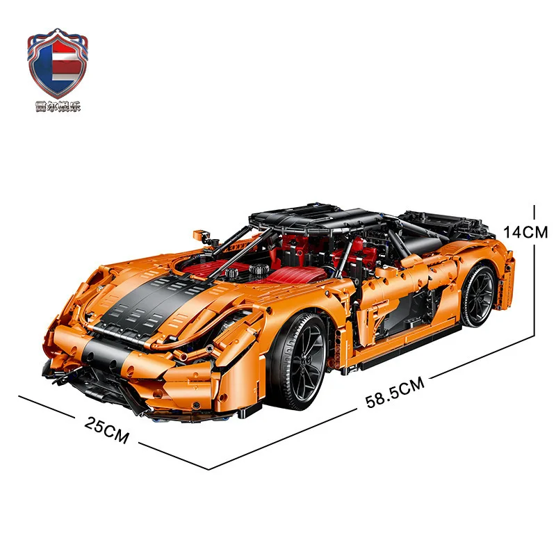 

Moc-30506 RC Koenigsegg Regera PDF Instructions Building Blocks Toy Kit DIY Educational Children Birthday Gift