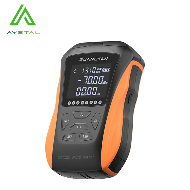 New 6-in-1 Optical Power Meter High Precision Rechargeable G8 Visual Fault Locator Network Cable Test Line Finder OPM