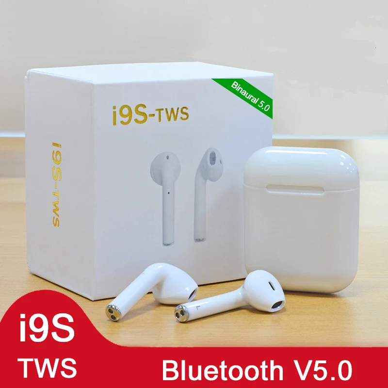 I9S TWS Беспроводные Bluetooth 5 0 наушники бинауральные с поддержкой звонков мини