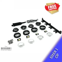 rc parts capo sixer 16 samurai metal cd158284p 4p round shaped lenses light led rack option parts