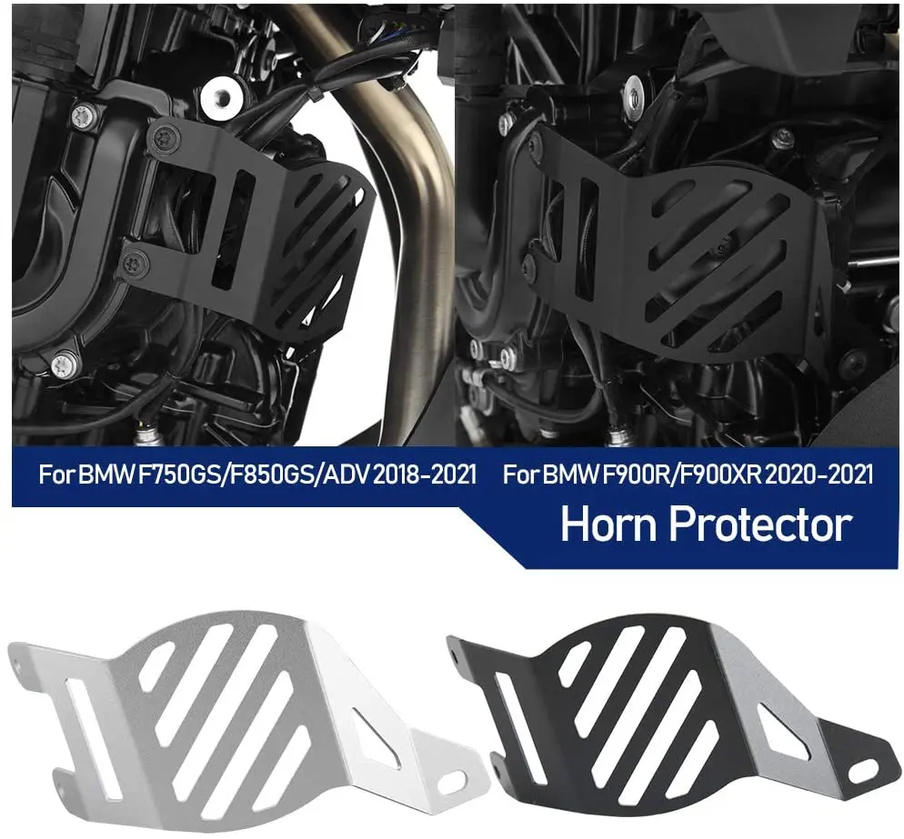 

Motorcycle Horn Protection Cover Guard Speaker Bugle Trumpet Protector for BMW F750GS F850GS ADV 2018-21 F900R F900XR 2019 2020