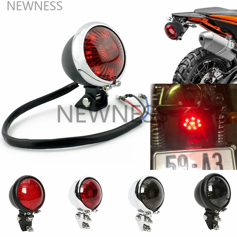 Мотоциклетные винтажные светодиодные латунные Ретро задние стоп сигналы фонари