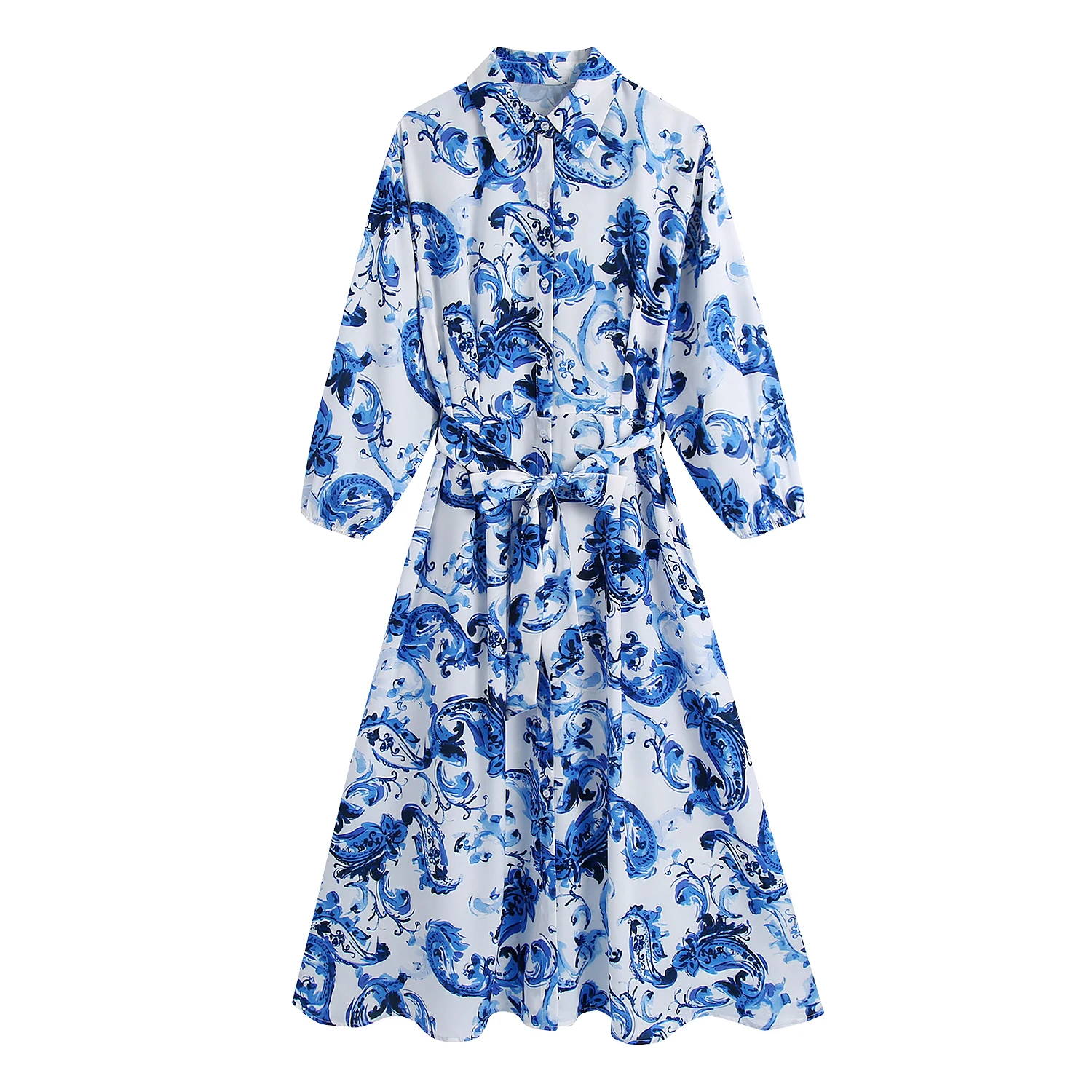 

JC·KILIG 2021 New Printed Poplin Dress B2006