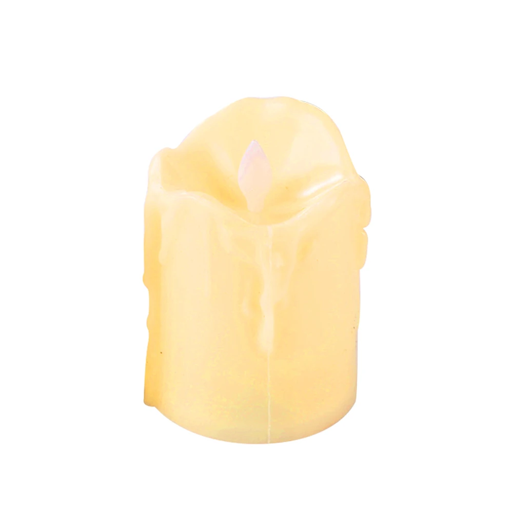 Беспламенный светодиодный чайный светильник с неровным краем на батарейках