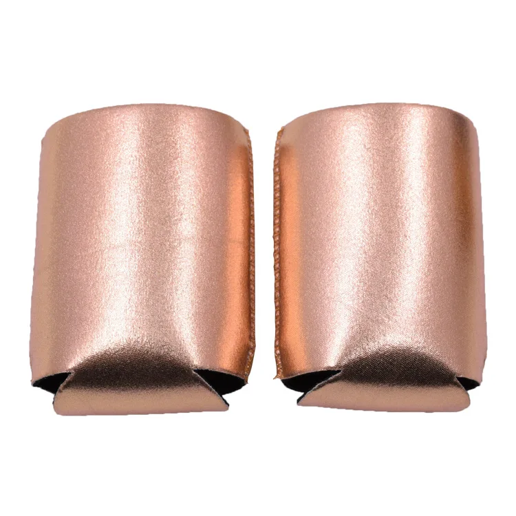 Розовое золото из искусственной кожи может вместить рукав для 330 мл пива или Кока