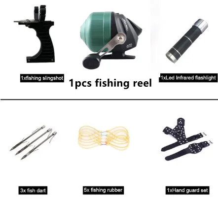 

Shoot fish Slingshot Fishing Slingshot with Fishing Darts Shooting Powerful Fishing Catching Fish High Speed Hunting Catapult