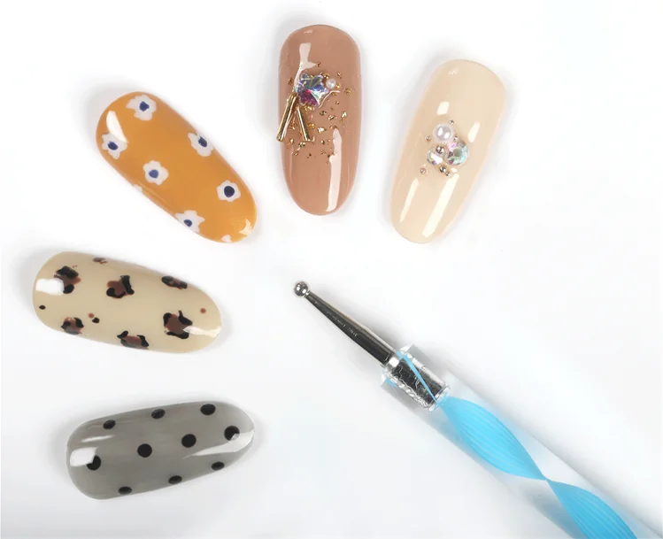 5 шт. набор для маникюра с УФ-гелем акриловыми ручками и стразами | Красота