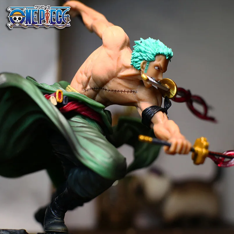 

Anime One Piece 18cm Roronoa Zoro SA-MAXIMUM Ver. PVC Action Figure toy Special ver roronoa zoro figure collectible model toys