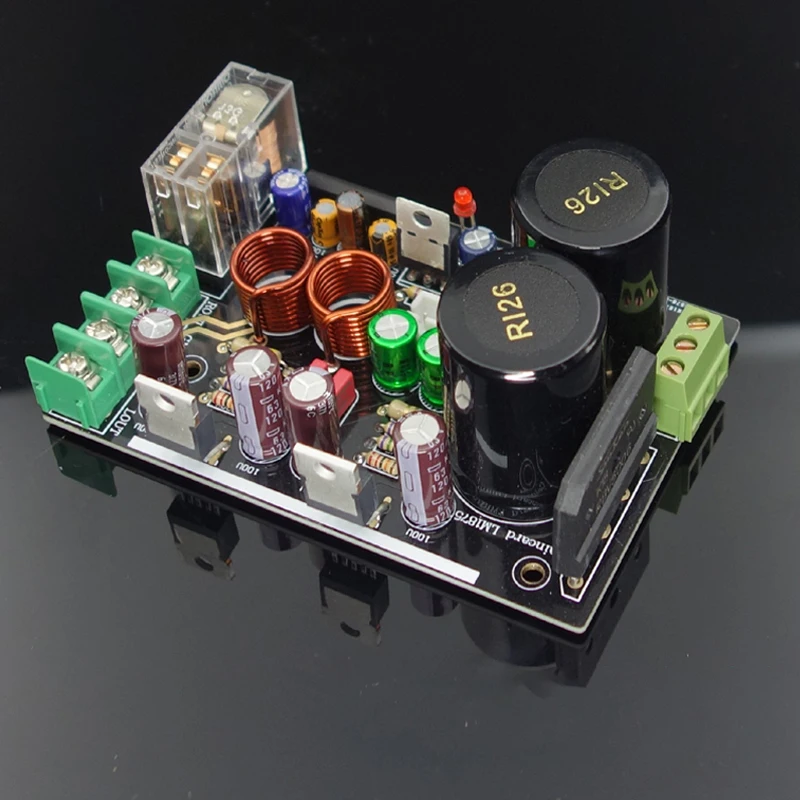 KYYSLB 25 Вт * 2 AC Dual 18 в LM1875 двухсторонняя позолоченная Военная усилитель PCB плата GC
