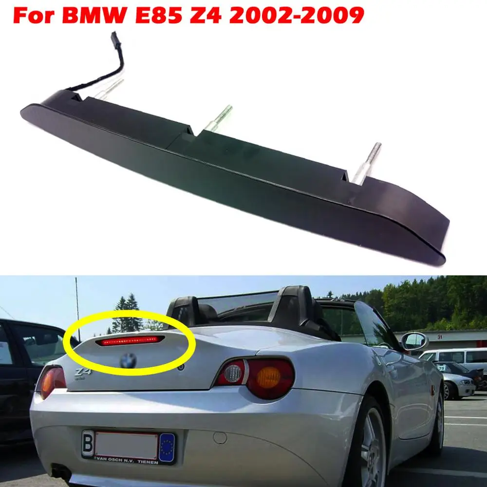 Красная светодиодная черная линза третий стоп сигнал задний фонарь для BMW E85 Z4 2003