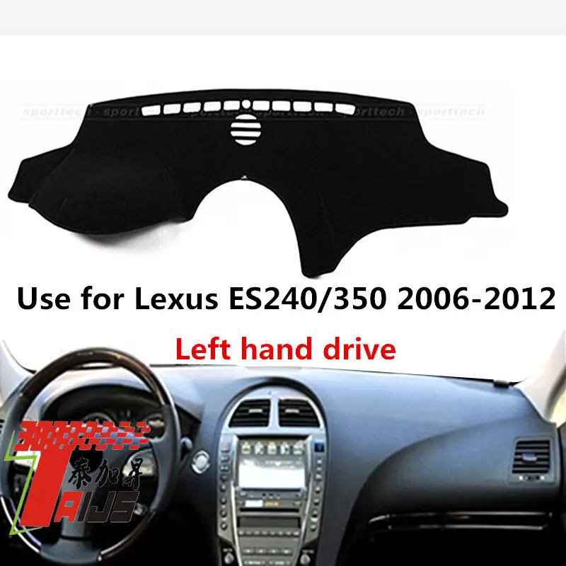 

Taijs Left Hand Drive Polyester Fibre Car Dashboard Cover Anti-UV Dash Mat for Lexus ES240/350 2006 2007 2008 2009 2010 2011