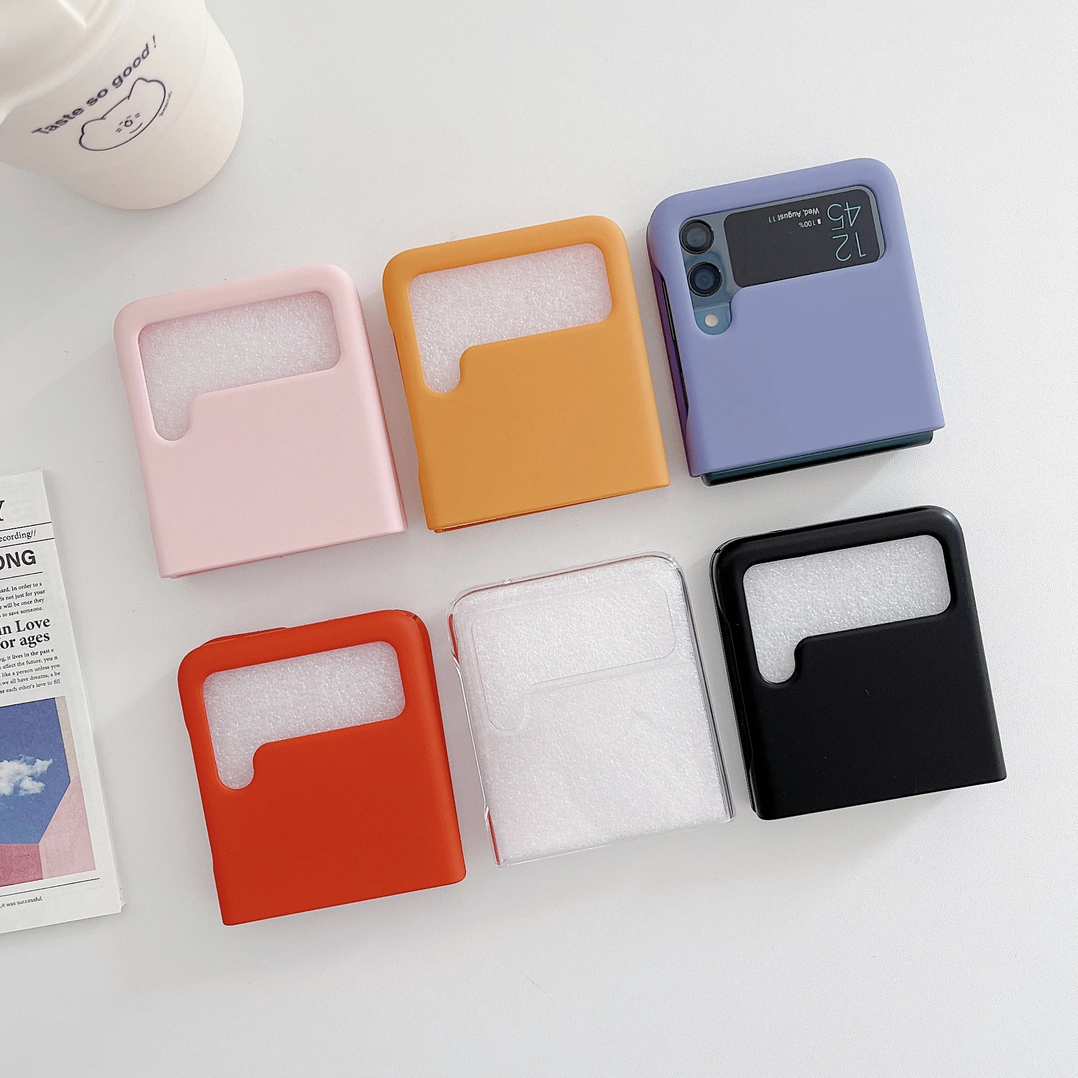 

Жесткий чехол из поликарбоната для Samsung Galaxy Z Flip 3, чехол для Galaxy Z fli5g, чехол F7070 F720