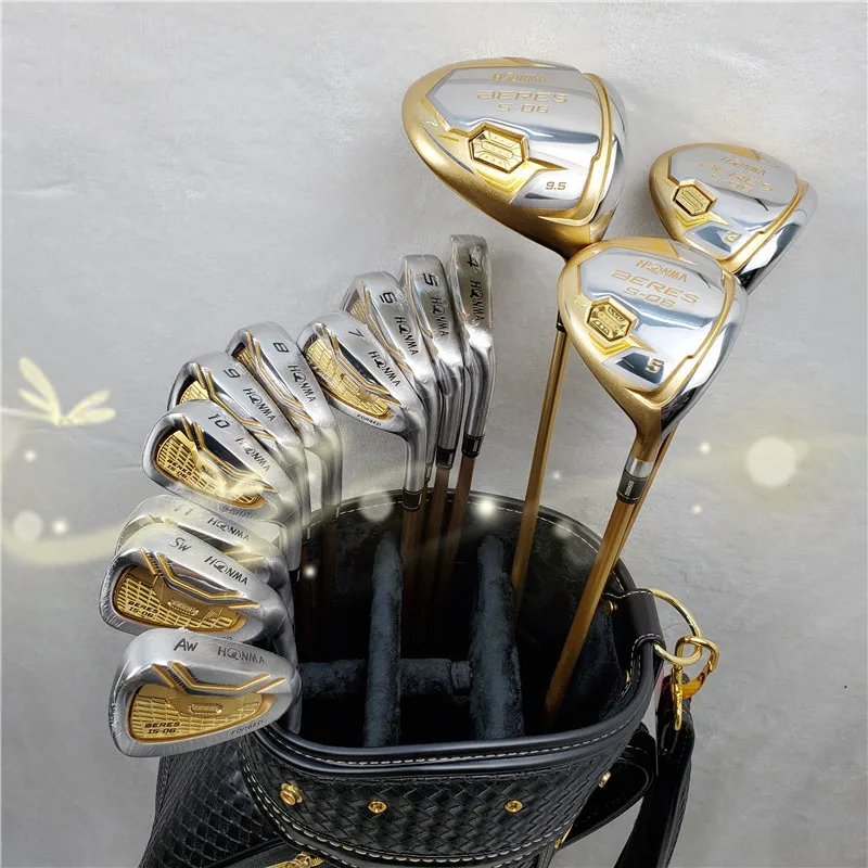 Golf club HONMA S 06 4 звезды полный набор golf графитовый или стальной вал без чехла|Клюшки