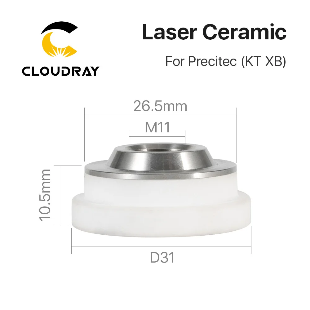 Лазерная керамическая деталь Cloudray M11 Держатель сопла KT XB для лазерной головки OEM