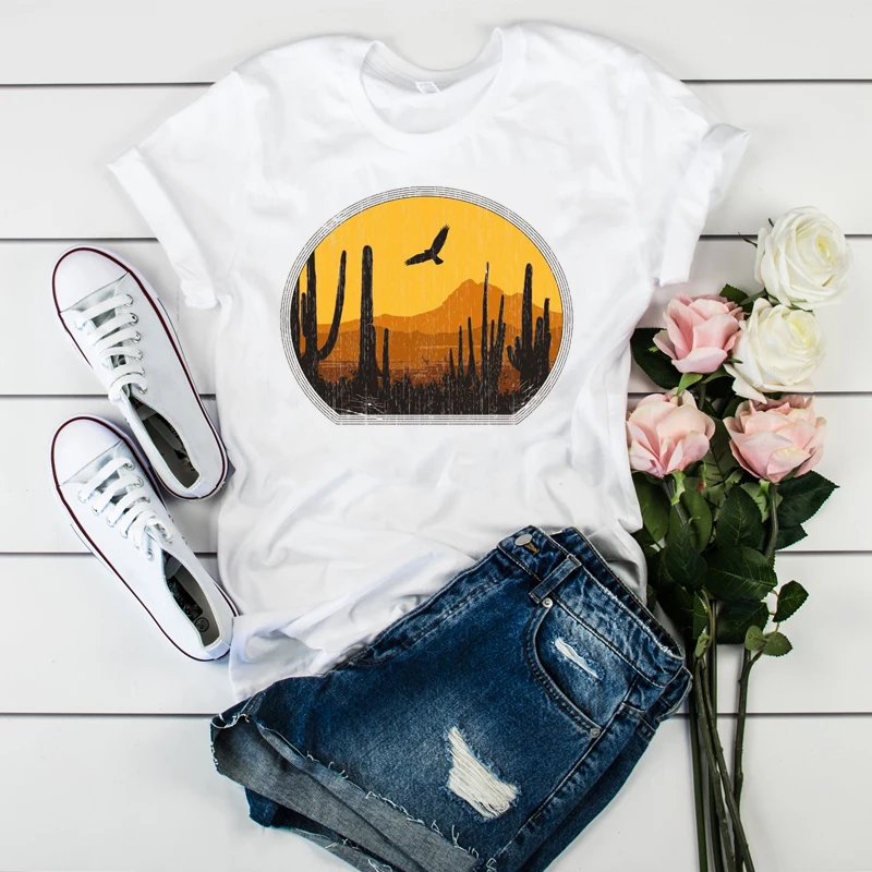 

Fashion Women T-shirt Do No Harm Take No Bull Flower Horn Vintage Printed Short Sleeve Female T-shirt Tee Tops Camisas Mujer