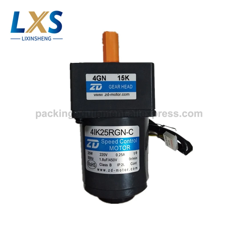 ZD AC мотор редуктор 220 В 4IK25RGN C/4IK25RGN A 25 Вт Реверсивный двигатель для