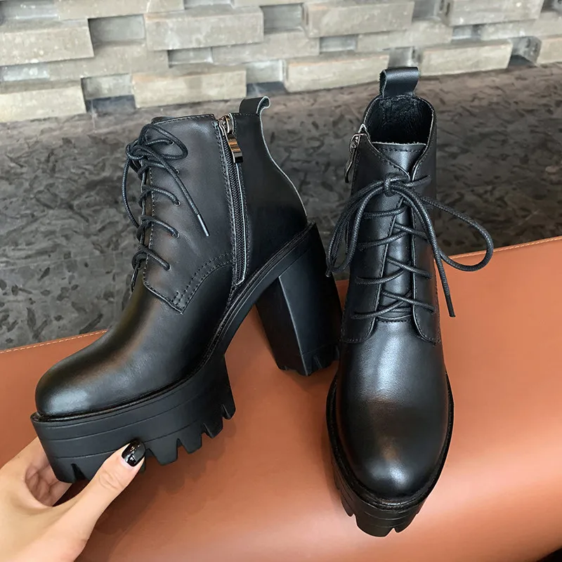 ASUMER/Новое поступление 2020 года Ботильоны Женские ботинки из натуральной кожи на