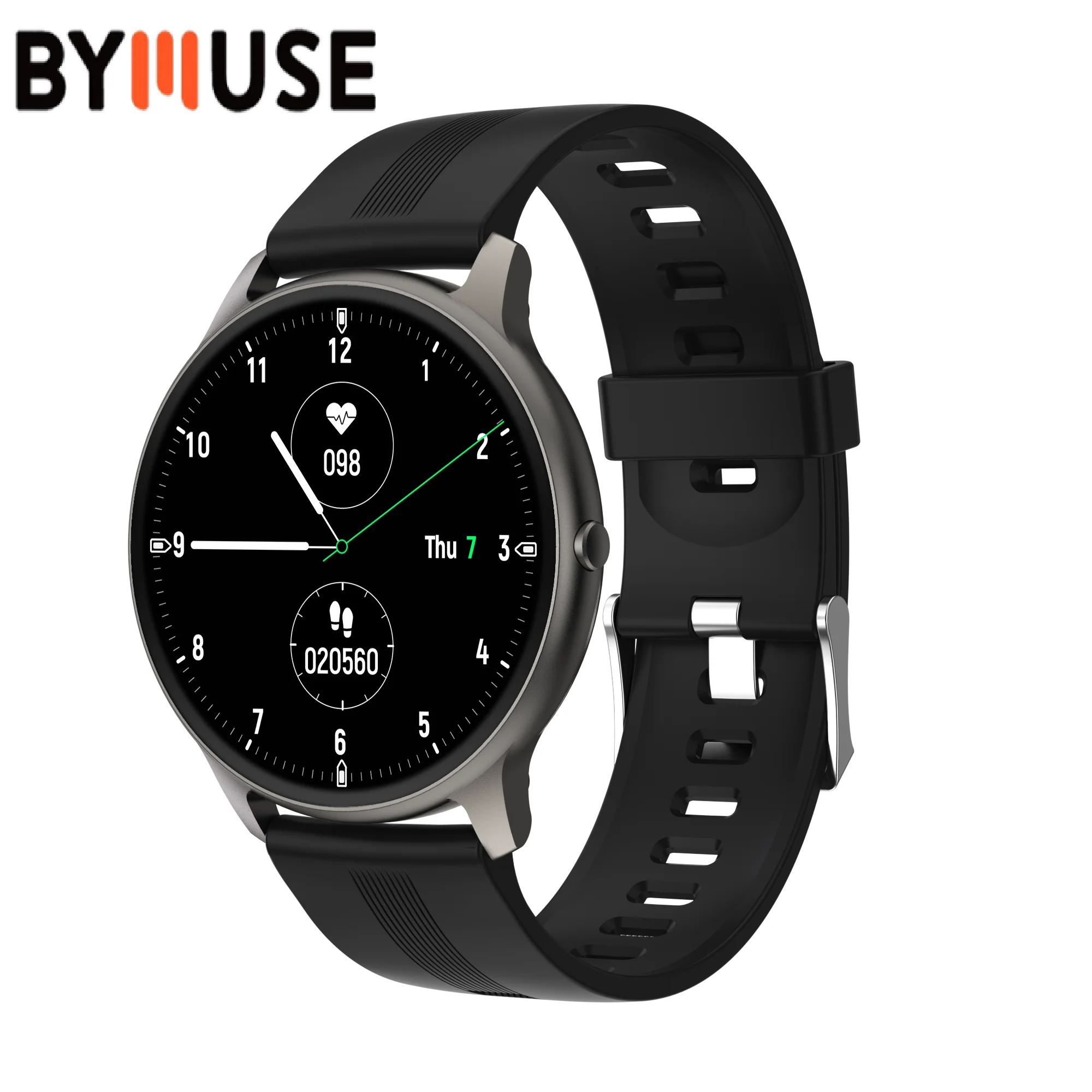 Новинка 2020 мужские Смарт часы BYMUSE LW11 монитор сердечного ритма водостойкий IP68