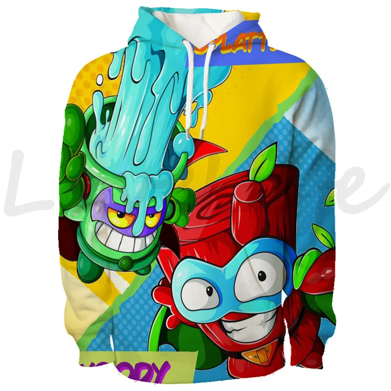 

Spring Winter Children Super Zings Hoodie Boys Girls Cartoon Game 3D Printed Pullovers Kids Superzings Sweatshirt Harajuku Outer