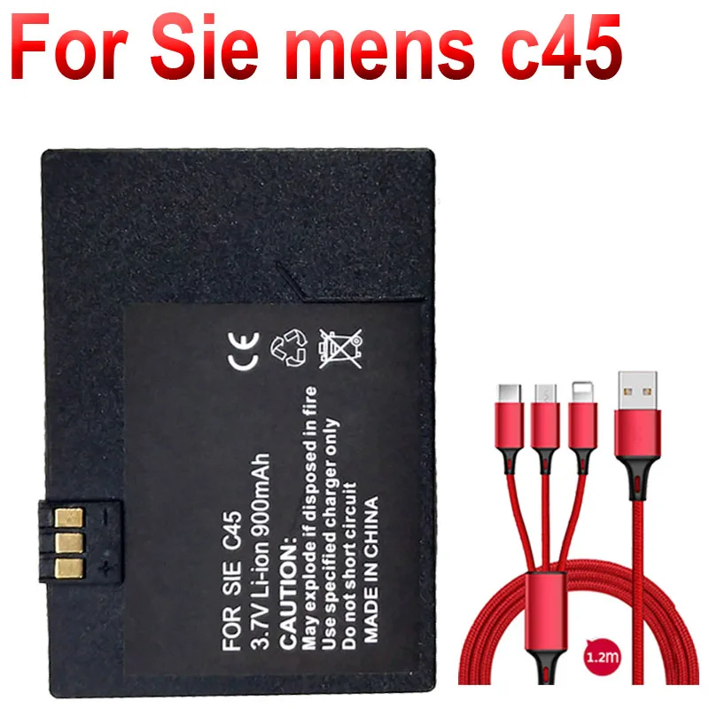 Аккумулятор 900 мАч для Sie mens c45 батарея + USB кабель набор инструментов - купить по